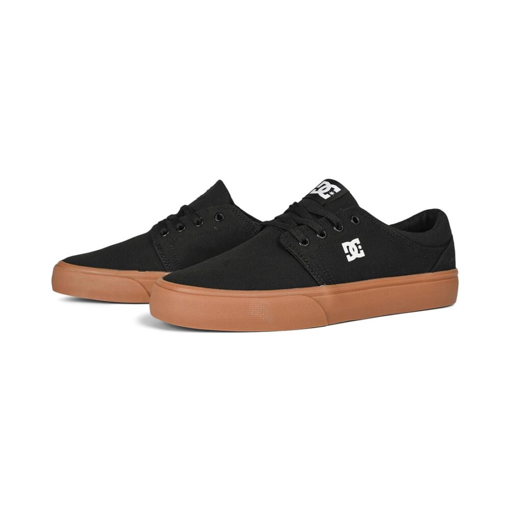 DC Trase TX Skate Shoes - Black/Gum