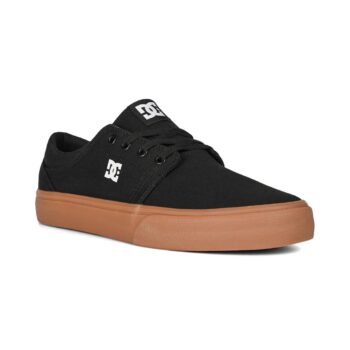 DC Trase TX Skate Shoes - Black/Gum