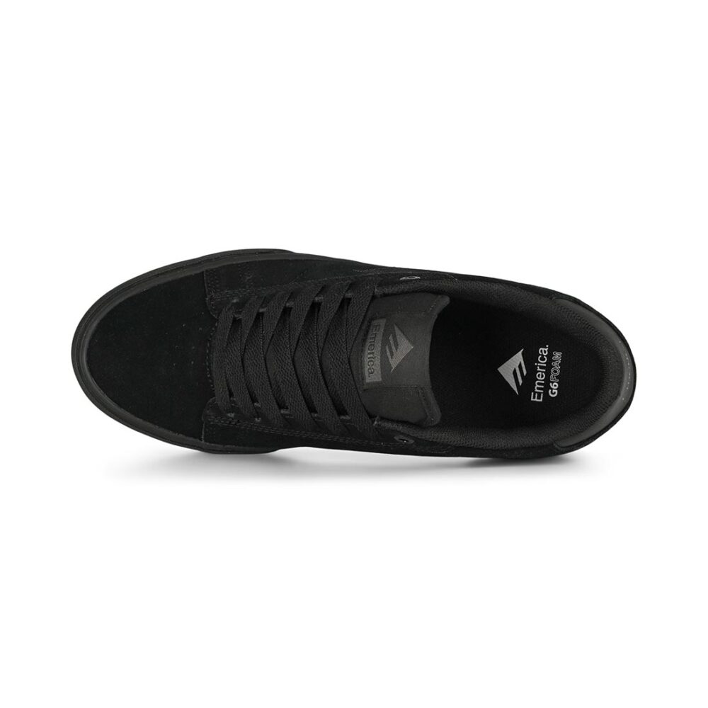Emerica Moca Skate Shoes - Black/Black