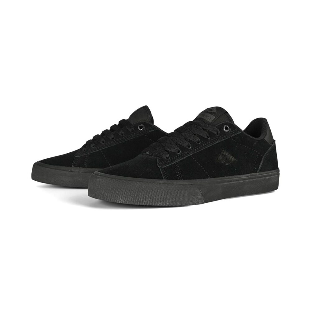 Emerica Moca Skate Shoes - Black/Black
