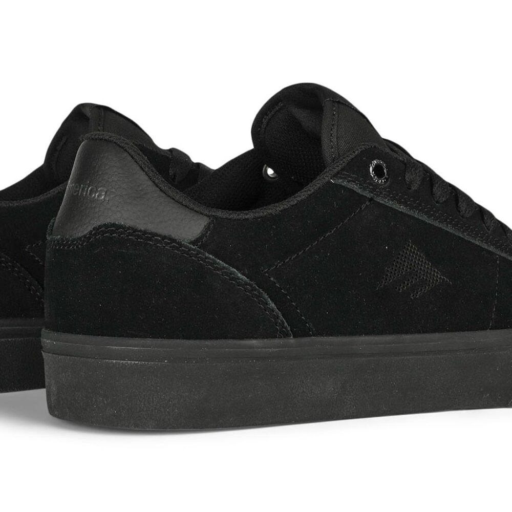 Emerica Moca Skate Shoes - Black/Black
