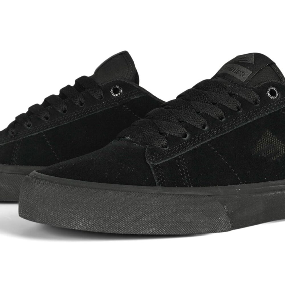 Emerica Moca Skate Shoes - Black/Black