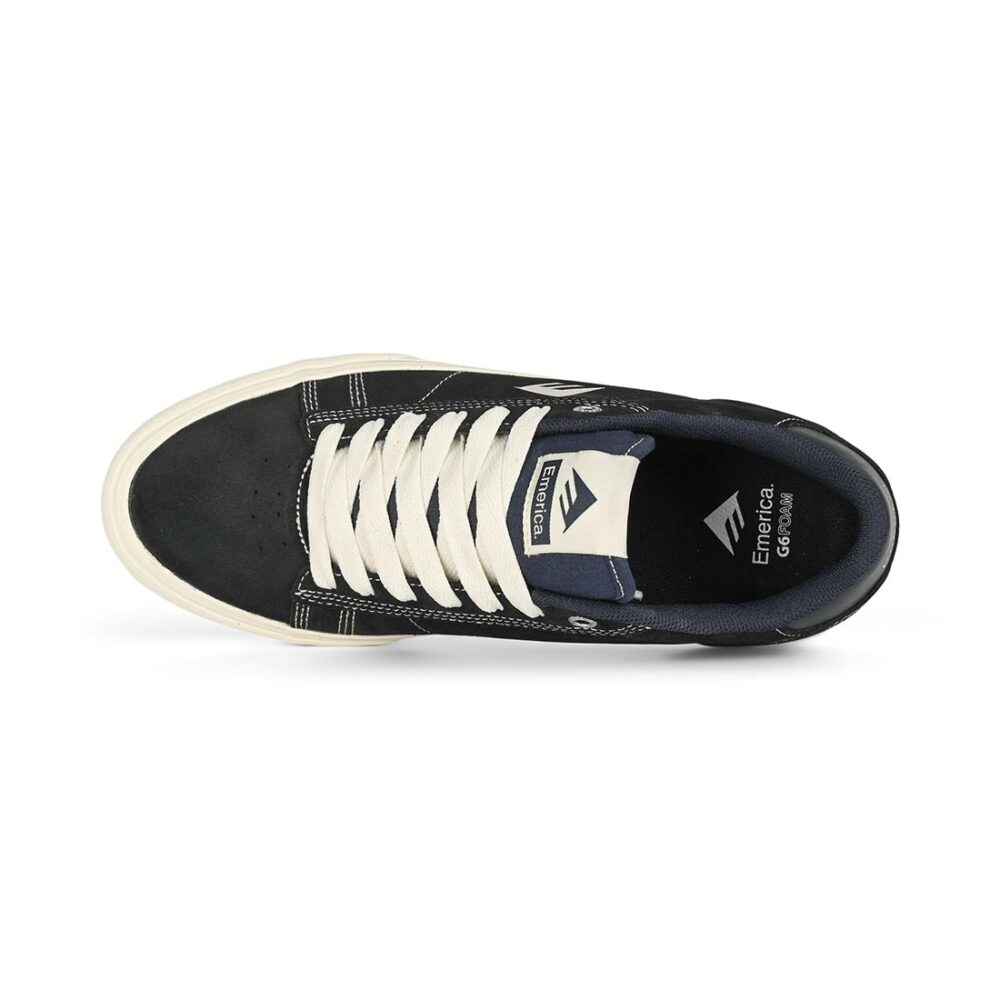 Emerica Moca Skate Shoes - Navy/White