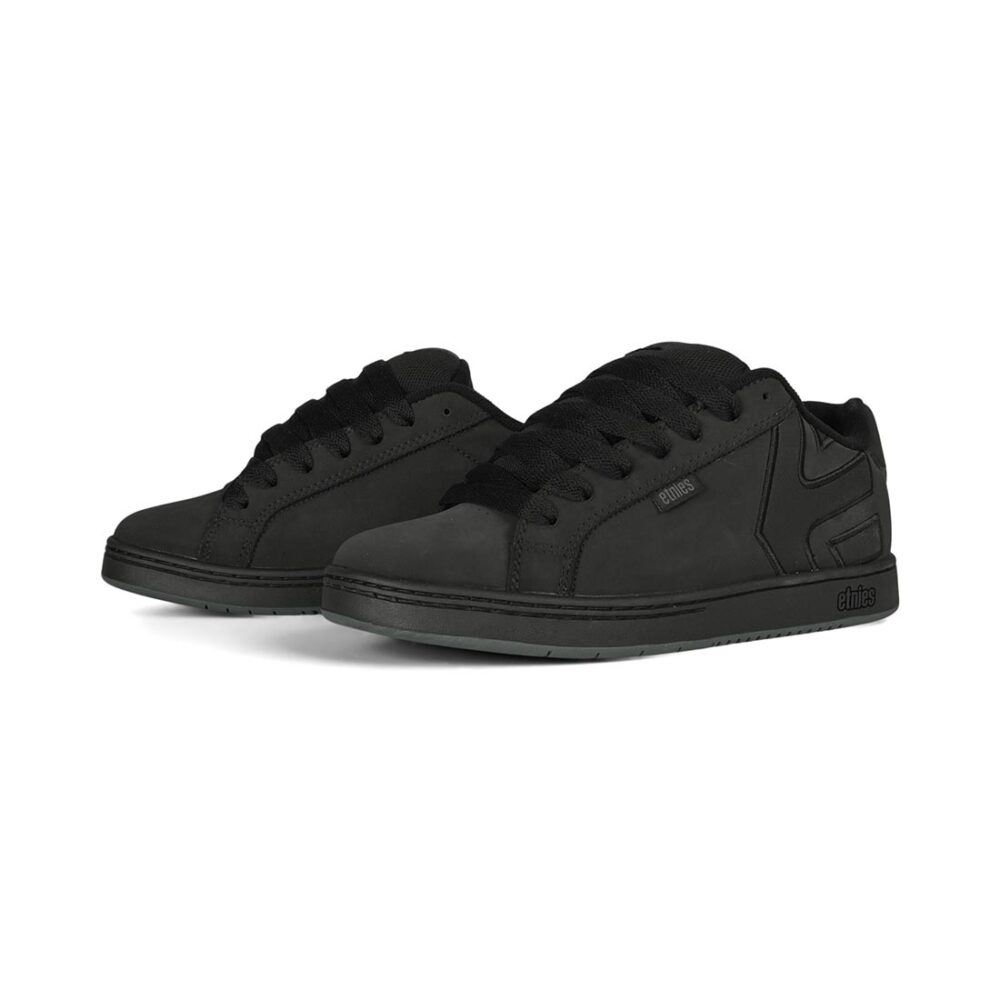 Etnies Fader Skate Shoes - Black Raw