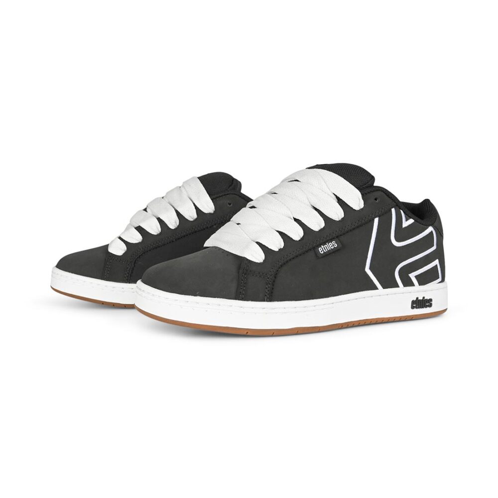 Etnies Fader Skate Shoes - Black/White