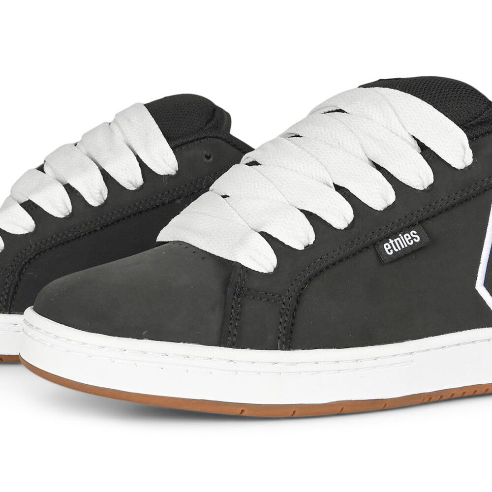 Etnies Fader Skate Shoes - Black/White