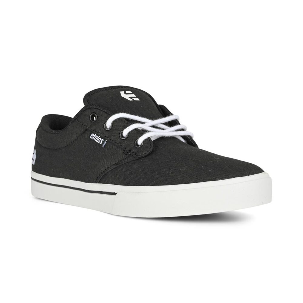 Etnies Jameson 2 Eco Skate Shoes - Black/White/White