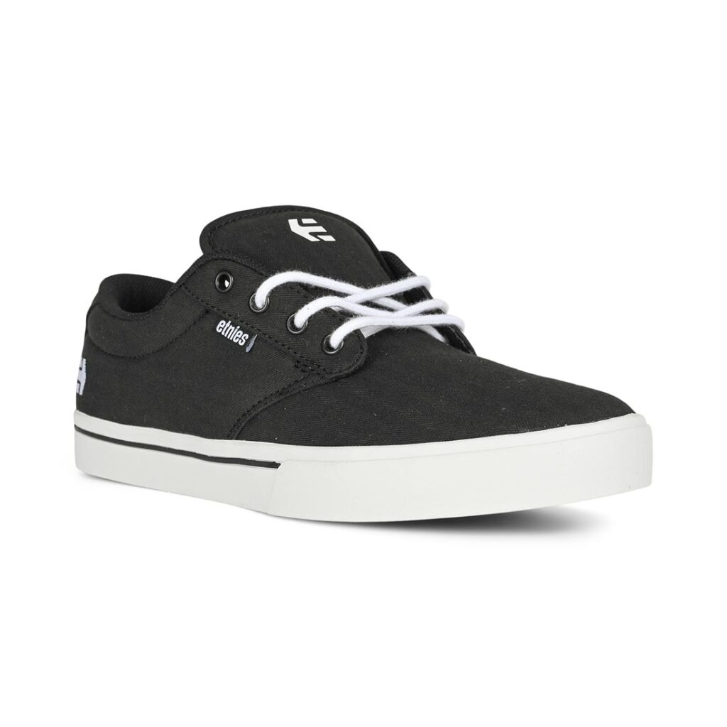 Etnies Jameson 2 Eco Skate Shoes - Black/White/White