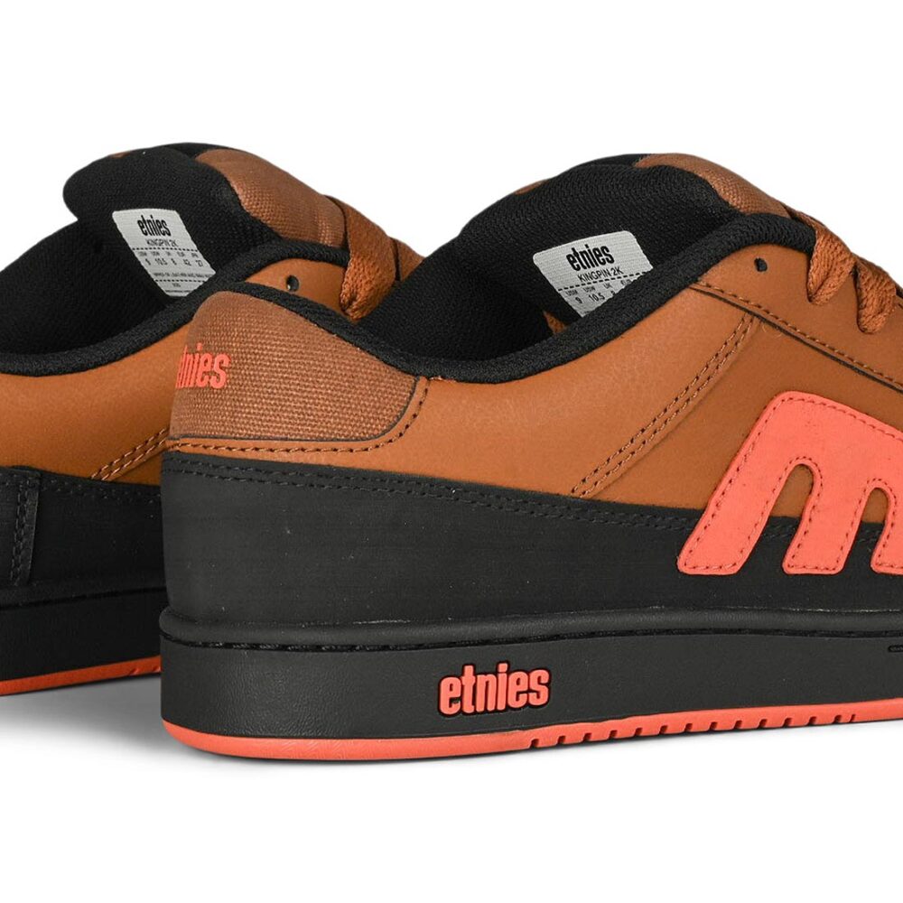 Etnies Kingpin 2K Skate Shoes - Black/Brown