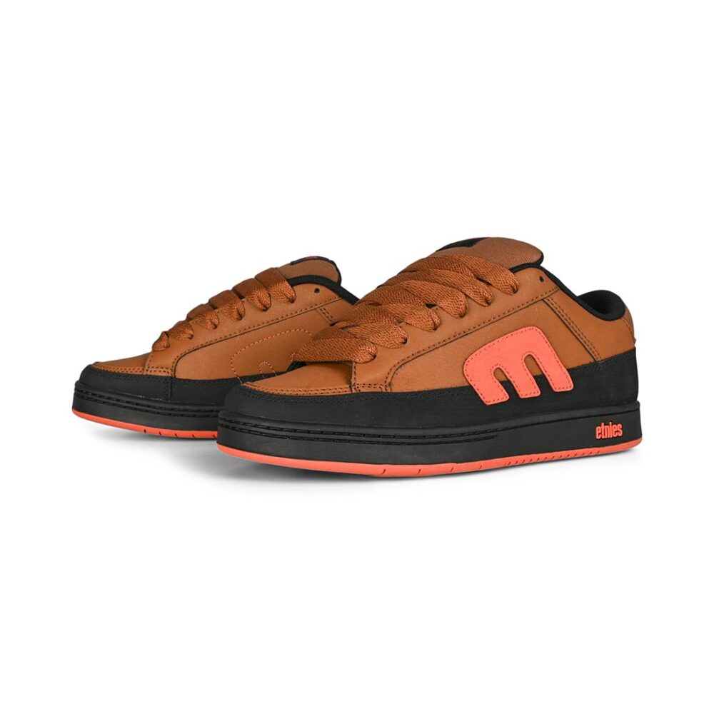 Etnies Kingpin 2K Skate Shoes - Black/Brown
