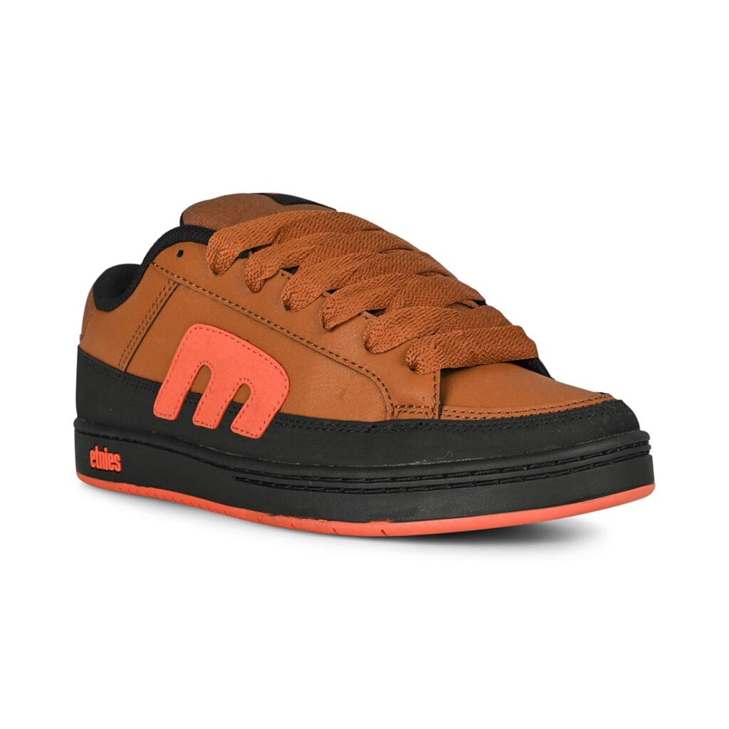 Etnies Kingpin 2K Skate Shoes - Black/Brown