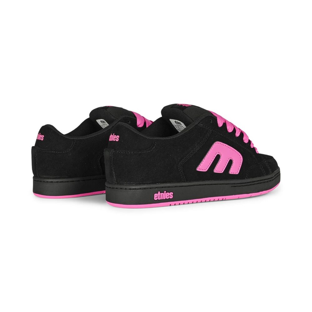 Etnies Kingpin 2K Skate Shoes - Black/Pink