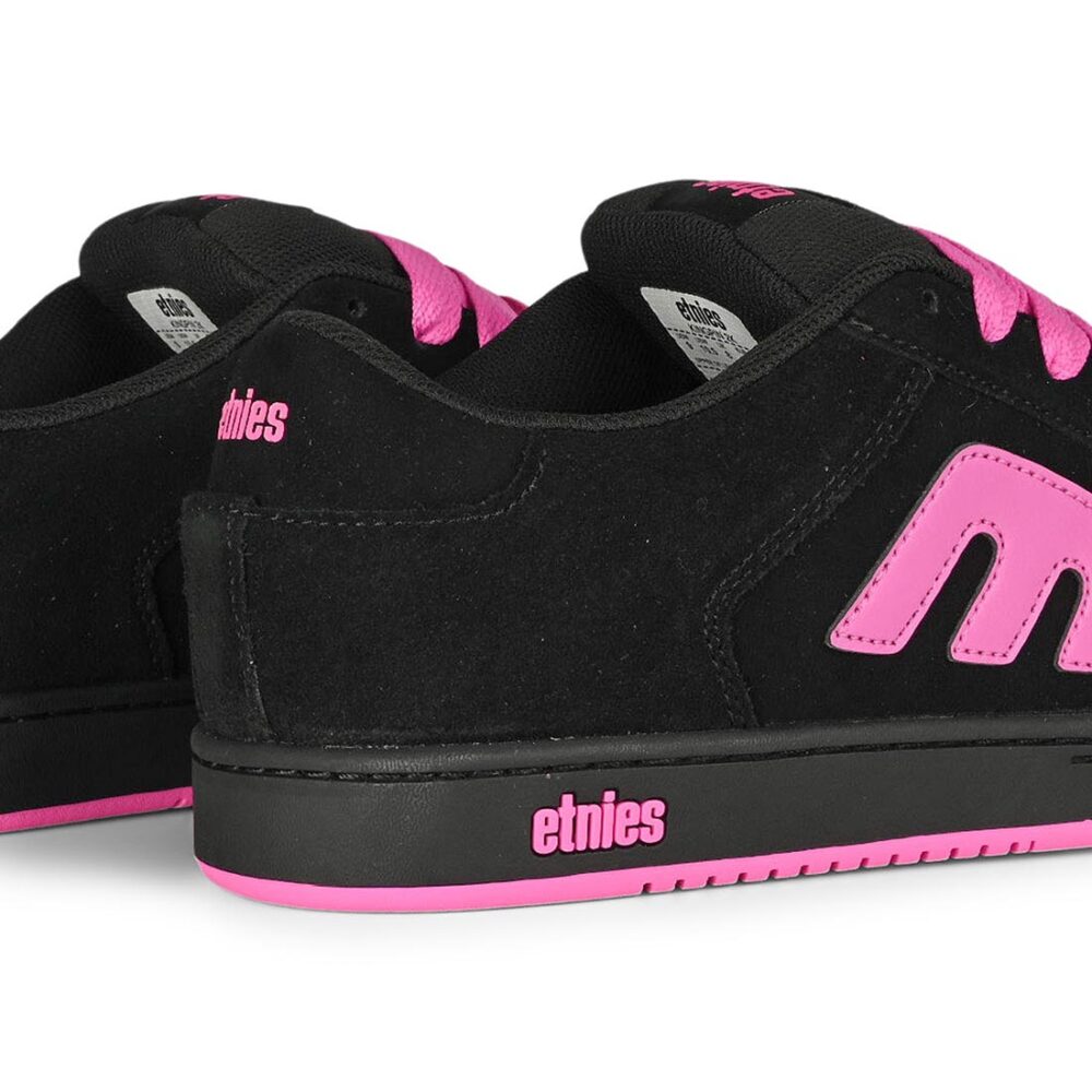 Etnies Kingpin 2K Skate Shoes - Black/Pink
