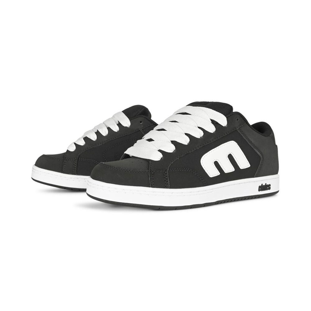 Etnies Kingpin 2K Skate Shoes - Black/White