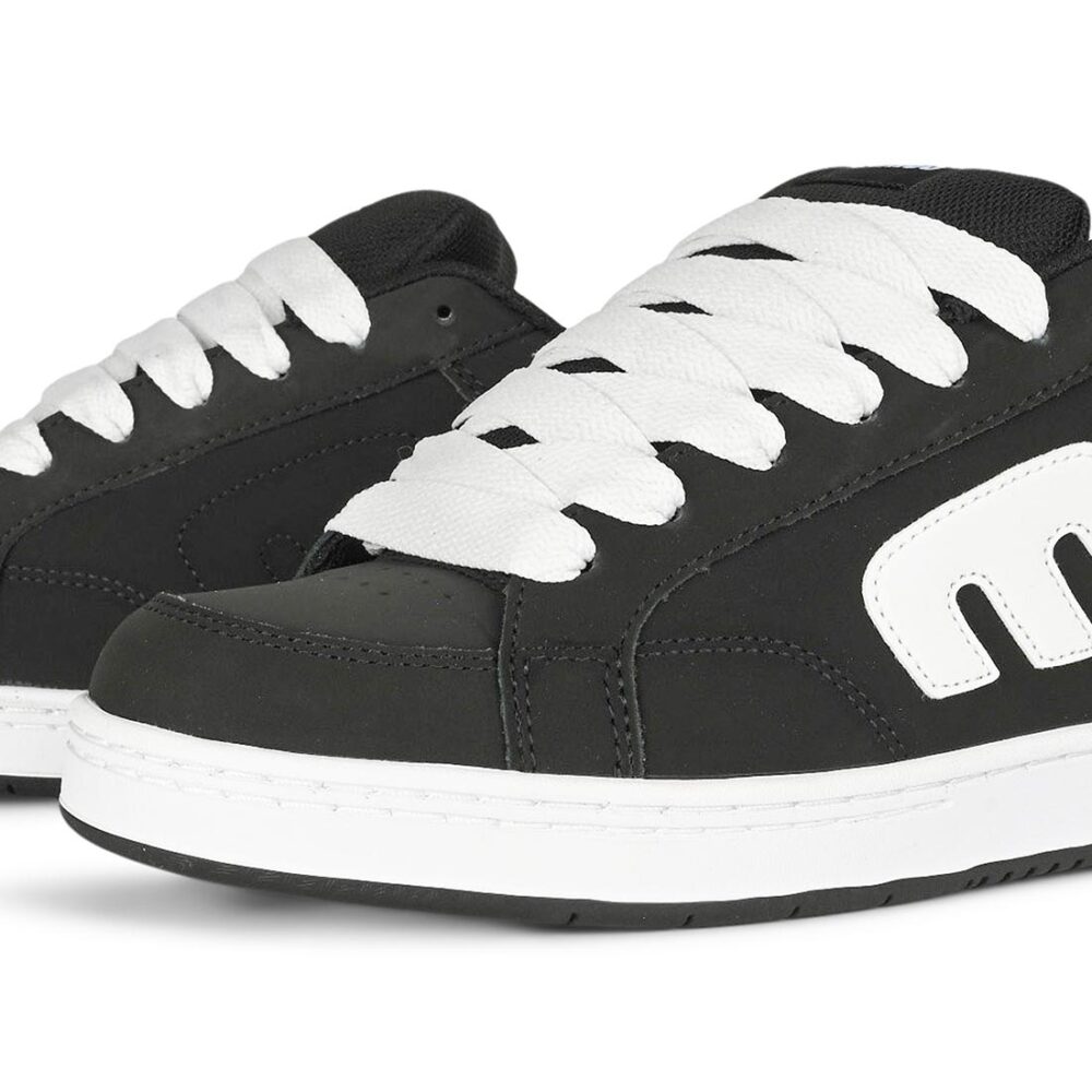 Etnies Kingpin 2K Skate Shoes - Black/White