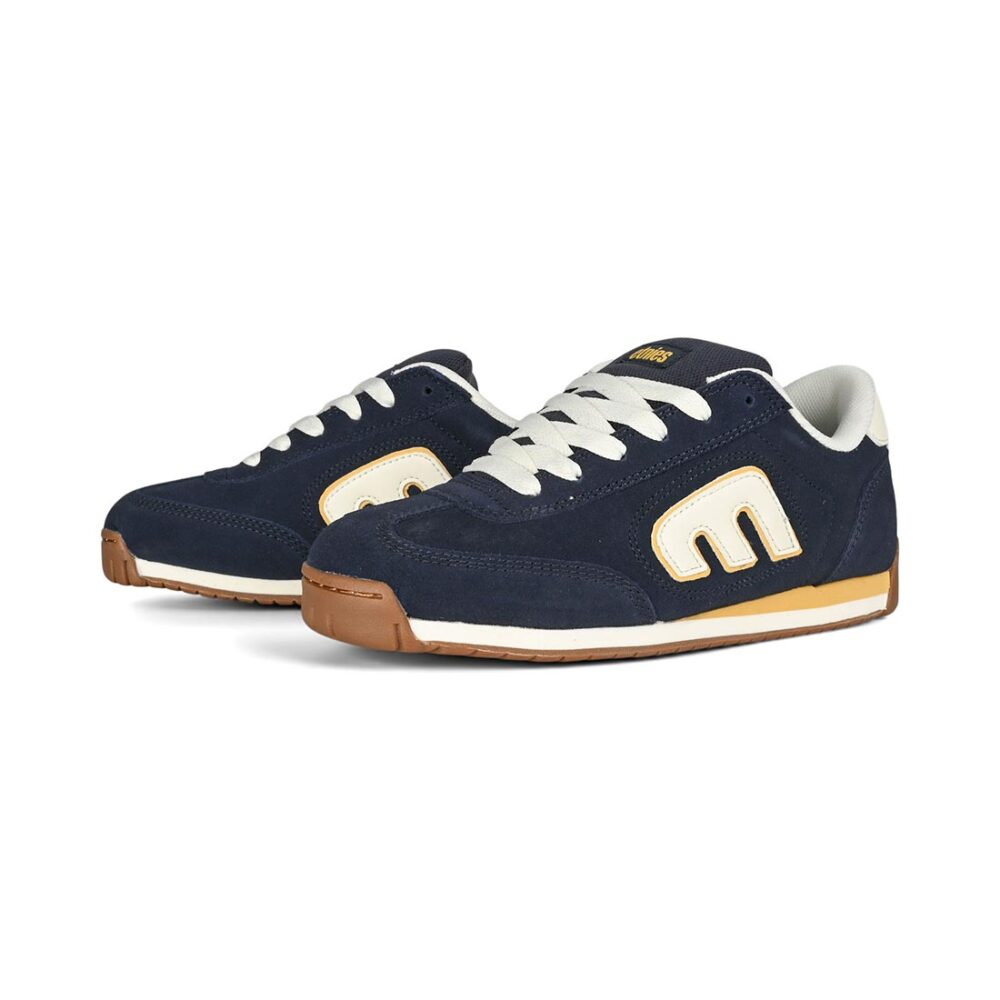 Etnies Lo-Cut 2K Skate Shoes - Navy/Yellow