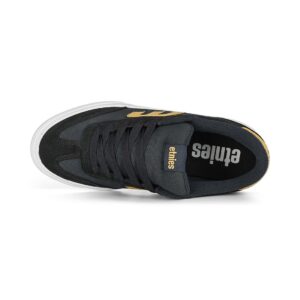 Etnies Lo Cut Vulc Skate Shoes - Navy/Yellow