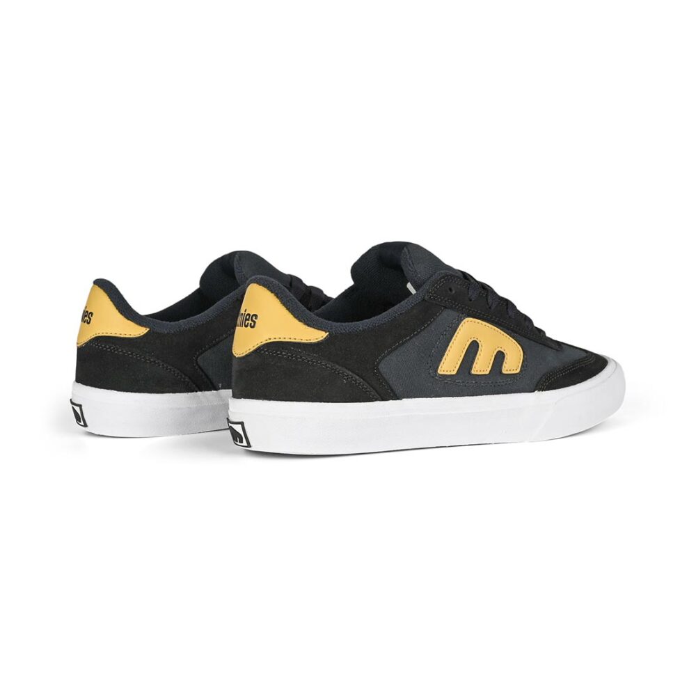 Etnies Lo Cut Vulc Skate Shoes - Navy/Yellow
