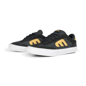 Etnies Lo Cut Vulc Skate Shoes - Navy/Yellow