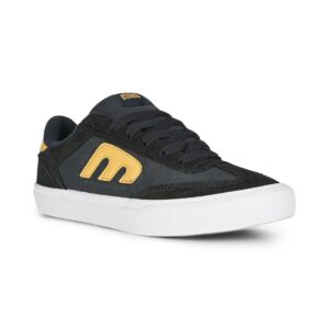 Etnies Lo Cut Vulc Skate Shoes - Navy/Yellow