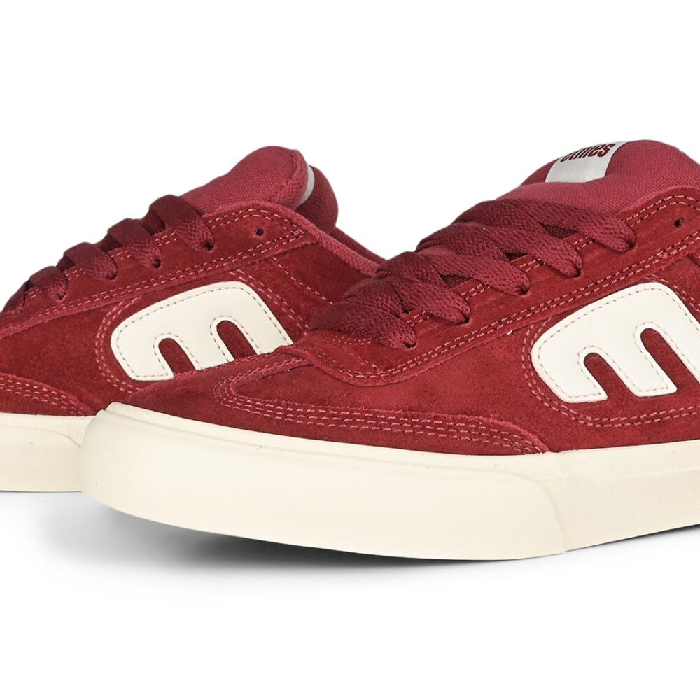 Etnies Lo Cut Vulc Skate Shoes - Red/White