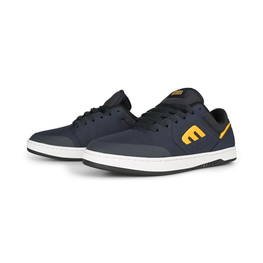 Etnies Marana Skate Shoes - Navy/Yellow