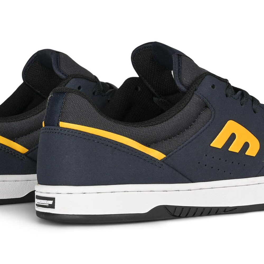Etnies Marana Skate Shoes - Navy/Yellow