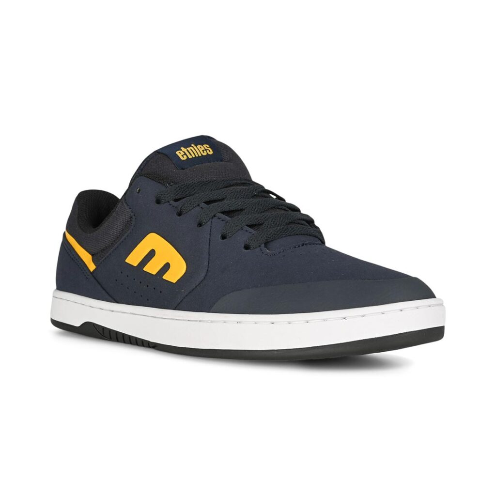 Etnies Marana Skate Shoes - Navy/Yellow