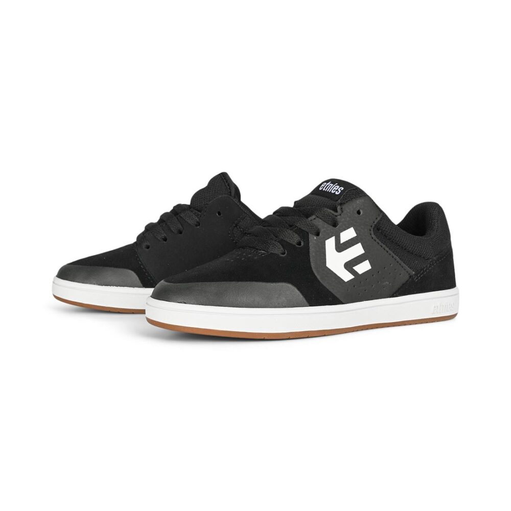 Etnies Marana (Youth) Skate Shoes - Black/Gum/White
