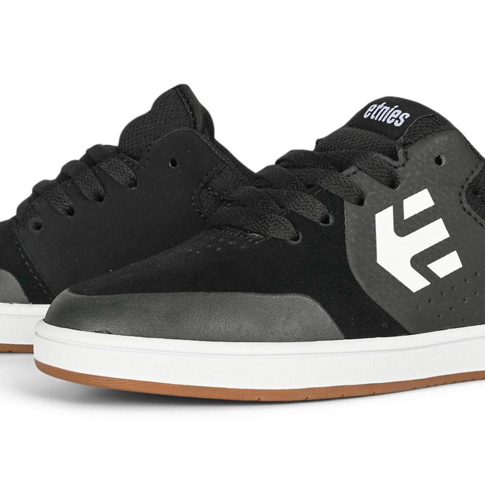 Etnies Marana (Youth) Skate Shoes - Black/Gum/White