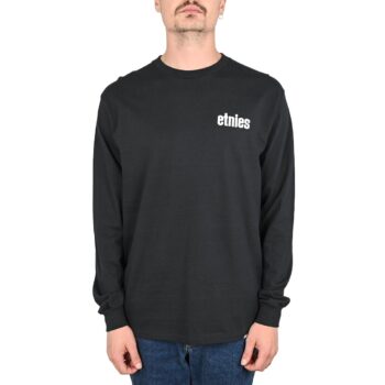 Etnies Wordmark L/S T-Shirt - Black/White