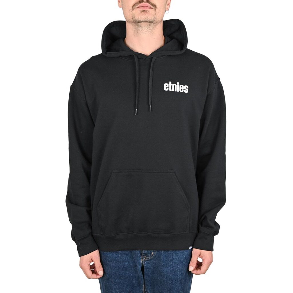 Etnies Wordmark Pullover Hoodie - Black/White