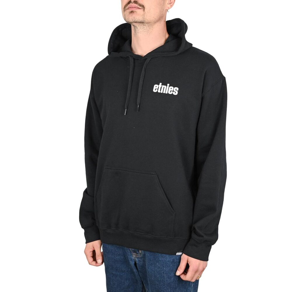 Etnies Wordmark Pullover Hoodie - Black/White