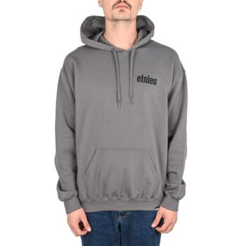 Etnies Wordmark Pullover Hoodie - Dark Grey/Black
