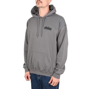 Etnies Wordmark Pullover Hoodie - Dark Grey/Black