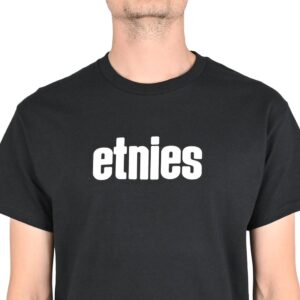 Etnies Wordmark S/S T-Shirt - Black/White