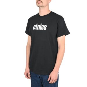 Etnies Wordmark S/S T-Shirt - Black/White