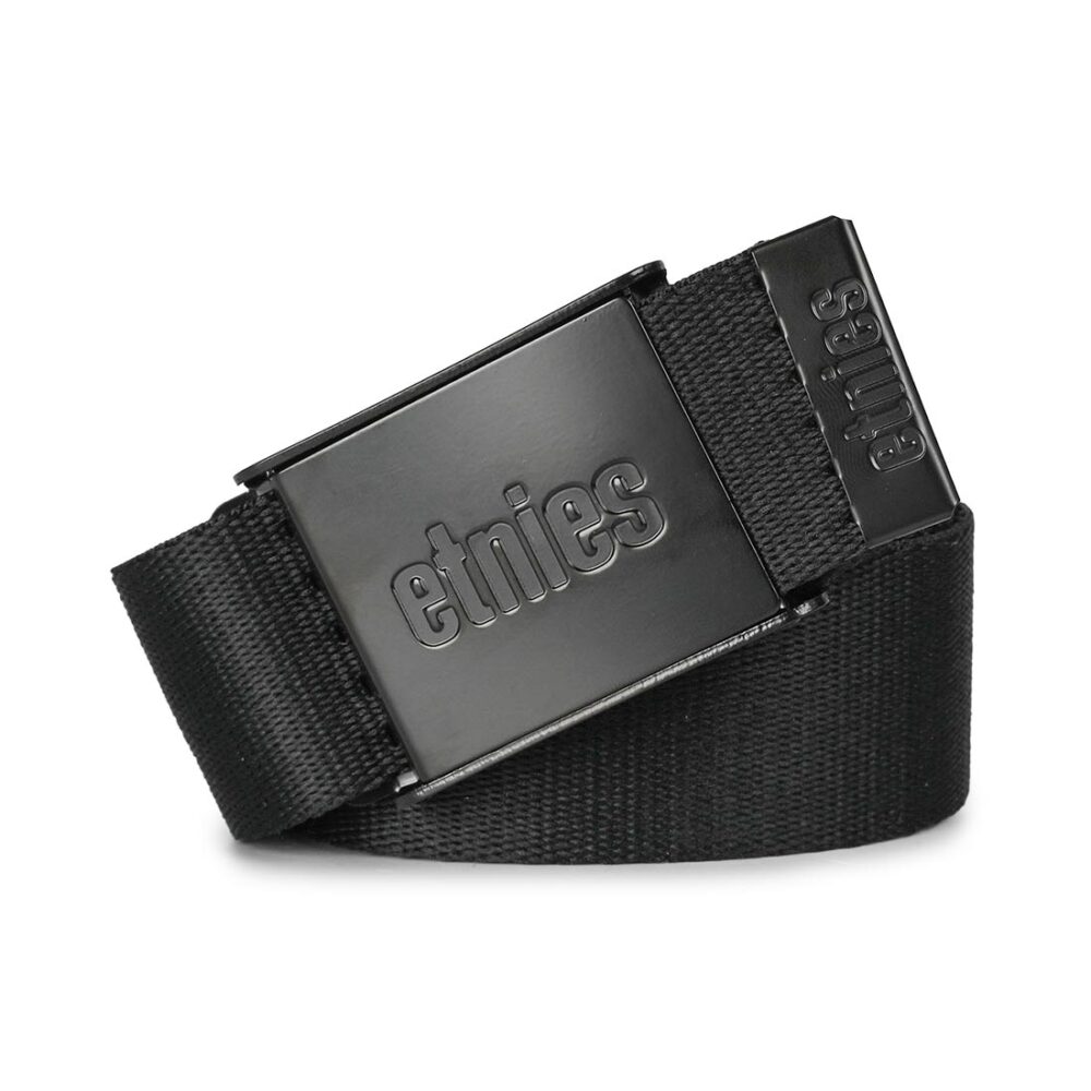 Etnies Wordmark Web Belt - Black/Black