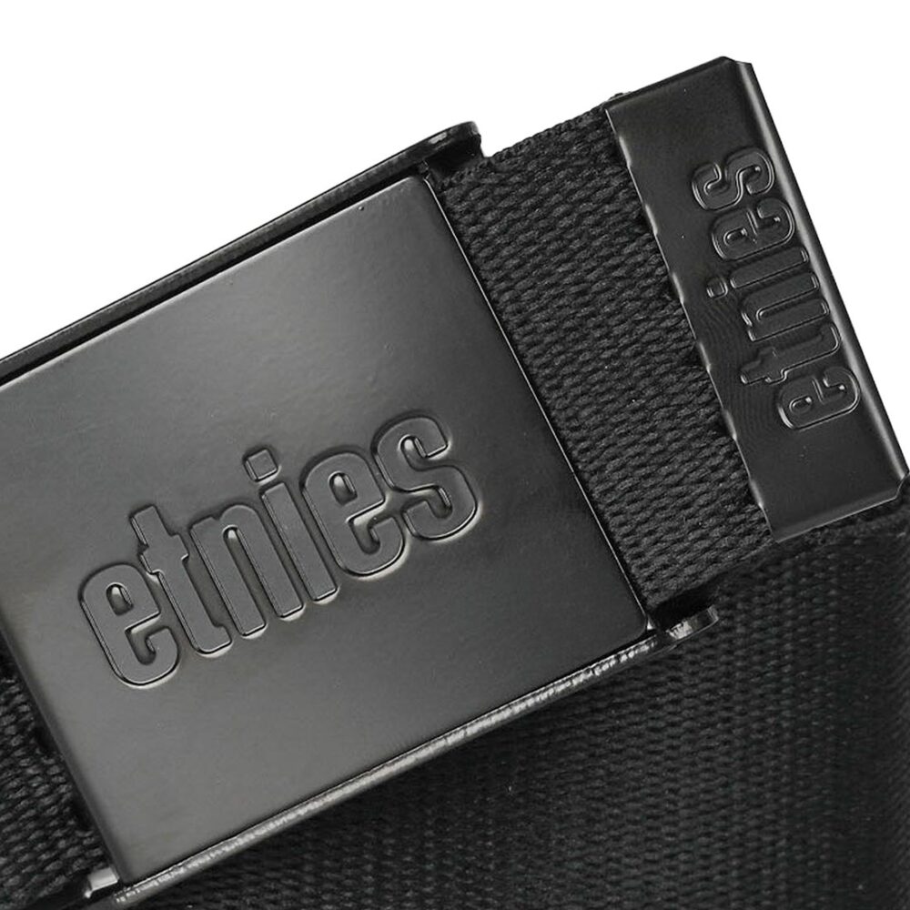 Etnies Wordmark Web Belt - Black/Black