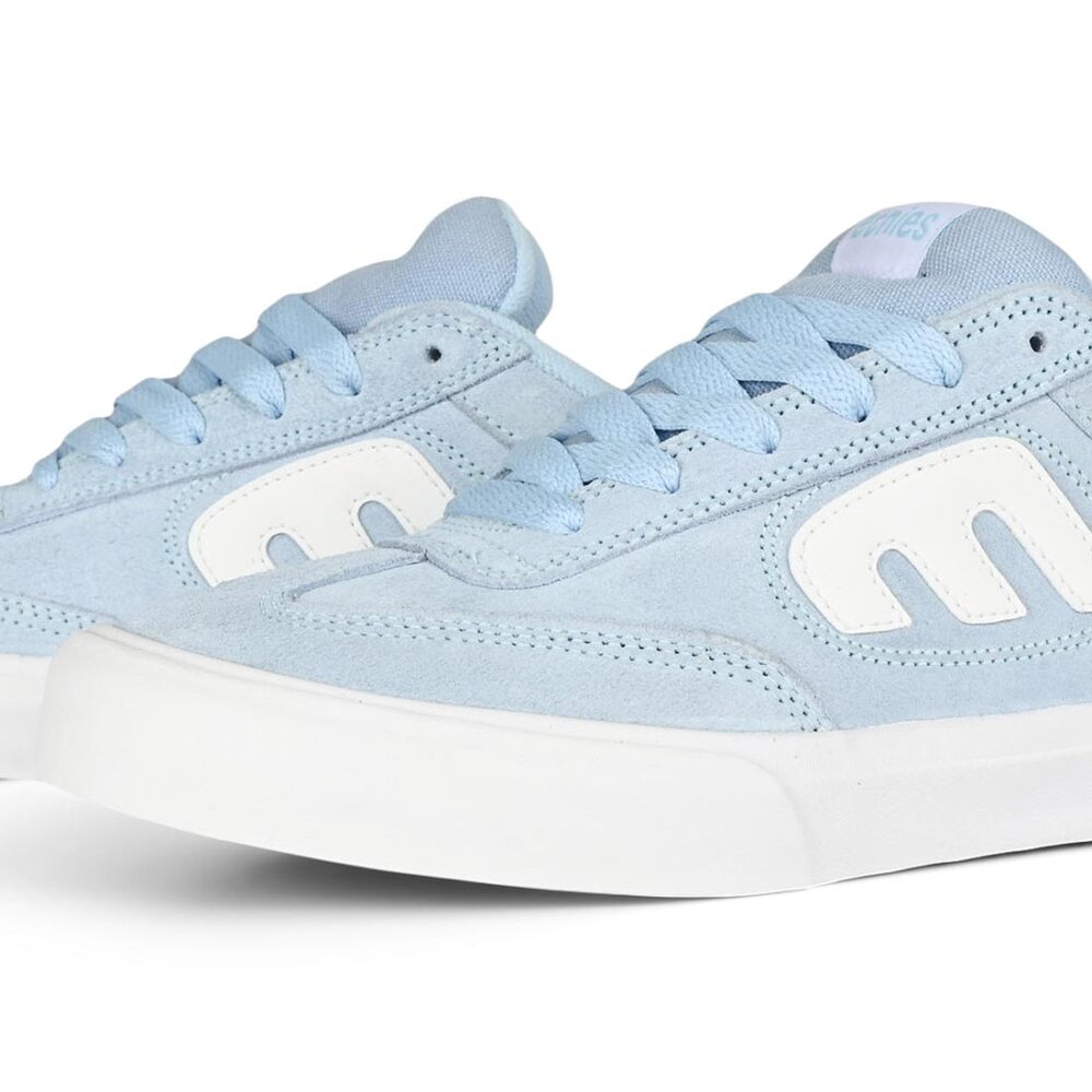 Etnies x Fos Lo Cut Vulc Skate Shoes - Light Blue