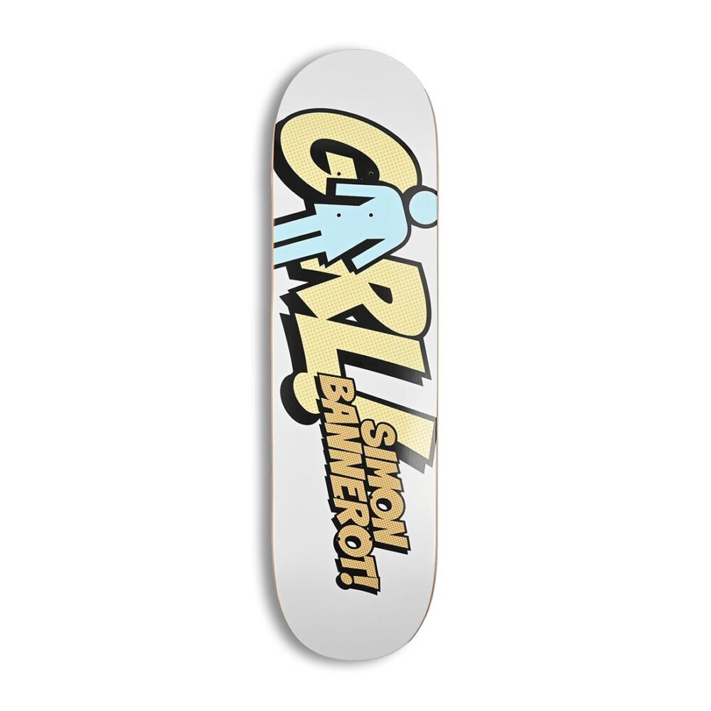 Girl Bannerot Blammo 8.5" Skateboard Deck - White