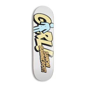 Girl Bannerot Blammo 8.5" Skateboard Deck - White