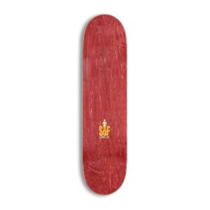 Girl Geering Skull of Fame 8.125" Skateboard Deck - Red