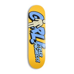 Girl Pacheco Blammo 8.375″ Skateboard Deck - Yellow