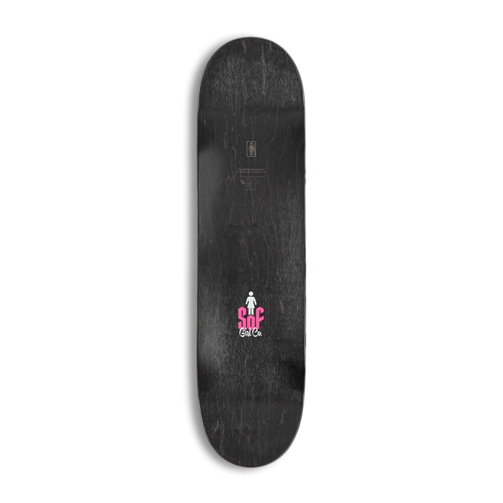 Girl Pacheco Skull of Fame 8.375" Skateboard Deck - Black