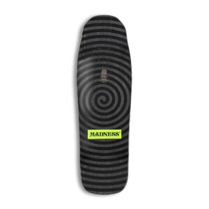 Madness Split R7 10" Skateboard Deck - Safety Yellow/Holographic