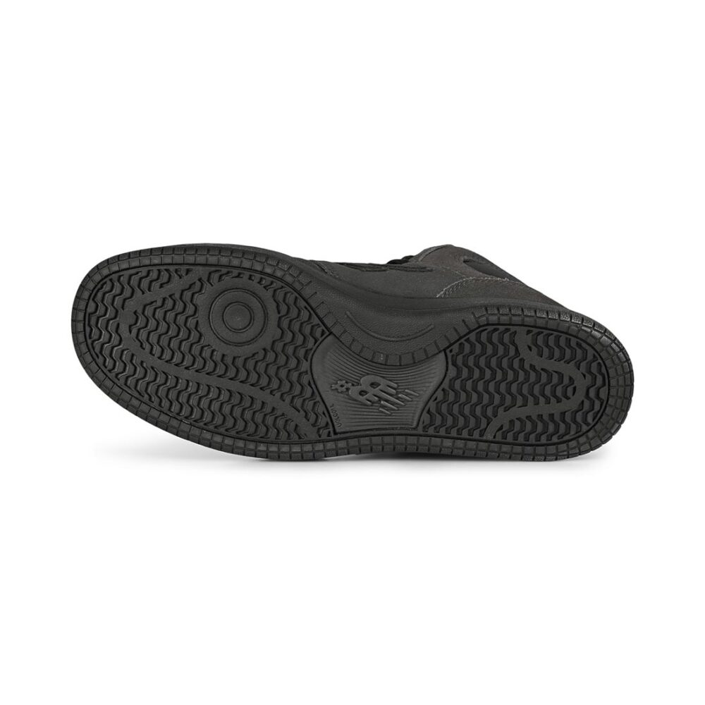 New Balance Numeric 480 High Skate Shoes - Black Cement/Black