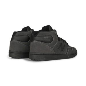 New Balance Numeric 480 High Skate Shoes - Black Cement/Black