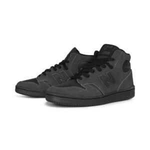 New Balance Numeric 480 High Skate Shoes - Black Cement/Black