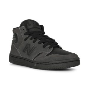 New Balance Numeric 480 High Skate Shoes - Black Cement/Black